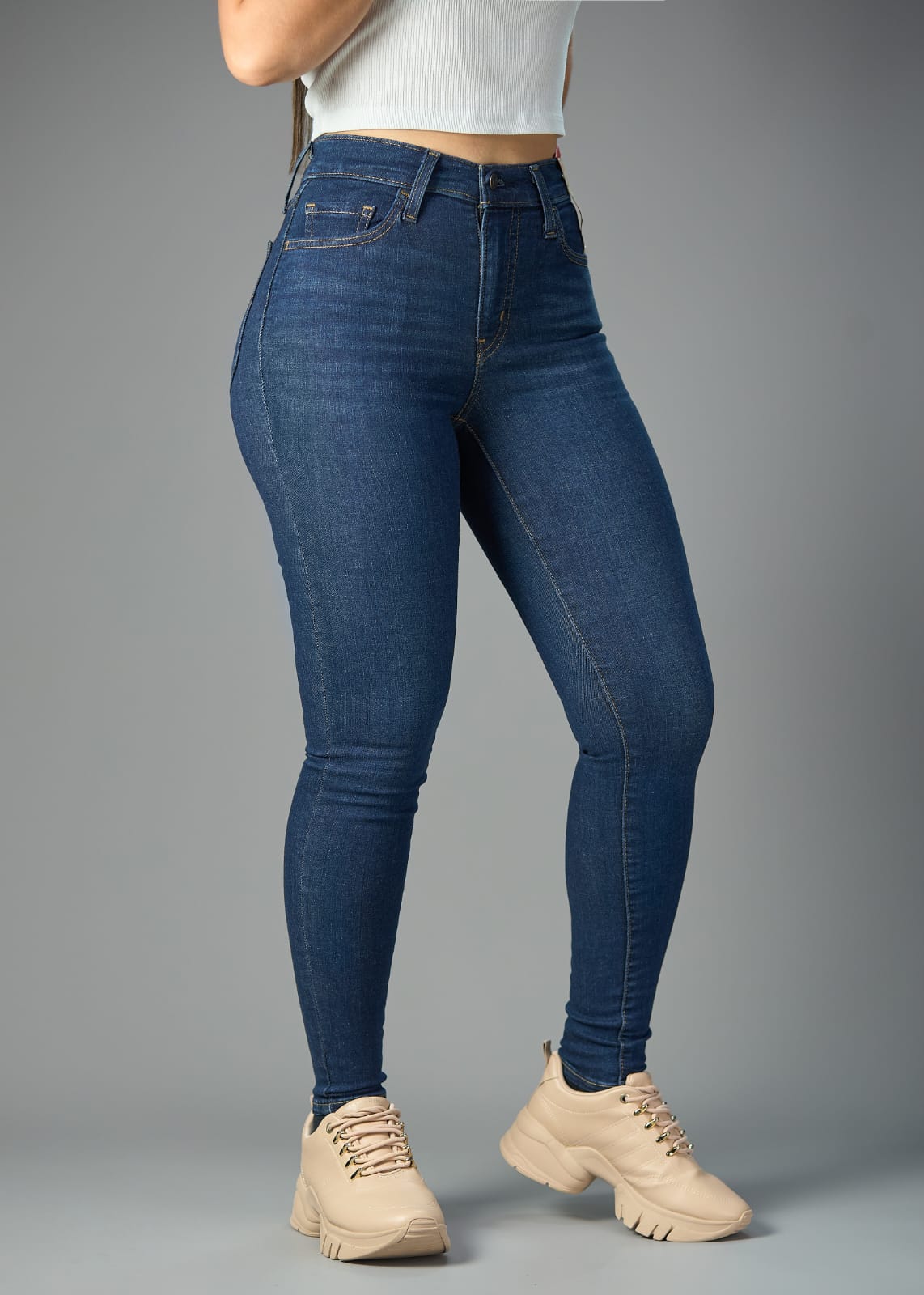 JEANS LEVIS DE MUJER MILE HIGH - SUPER SKINNY - Imagen 2
