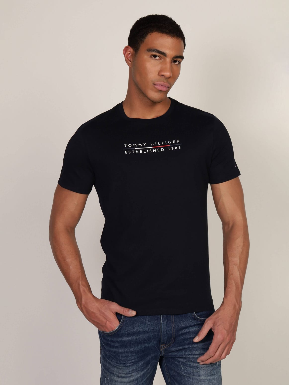 TOMMY HILFIGER CAMISETA CUELLO REDONDO CABALLERO