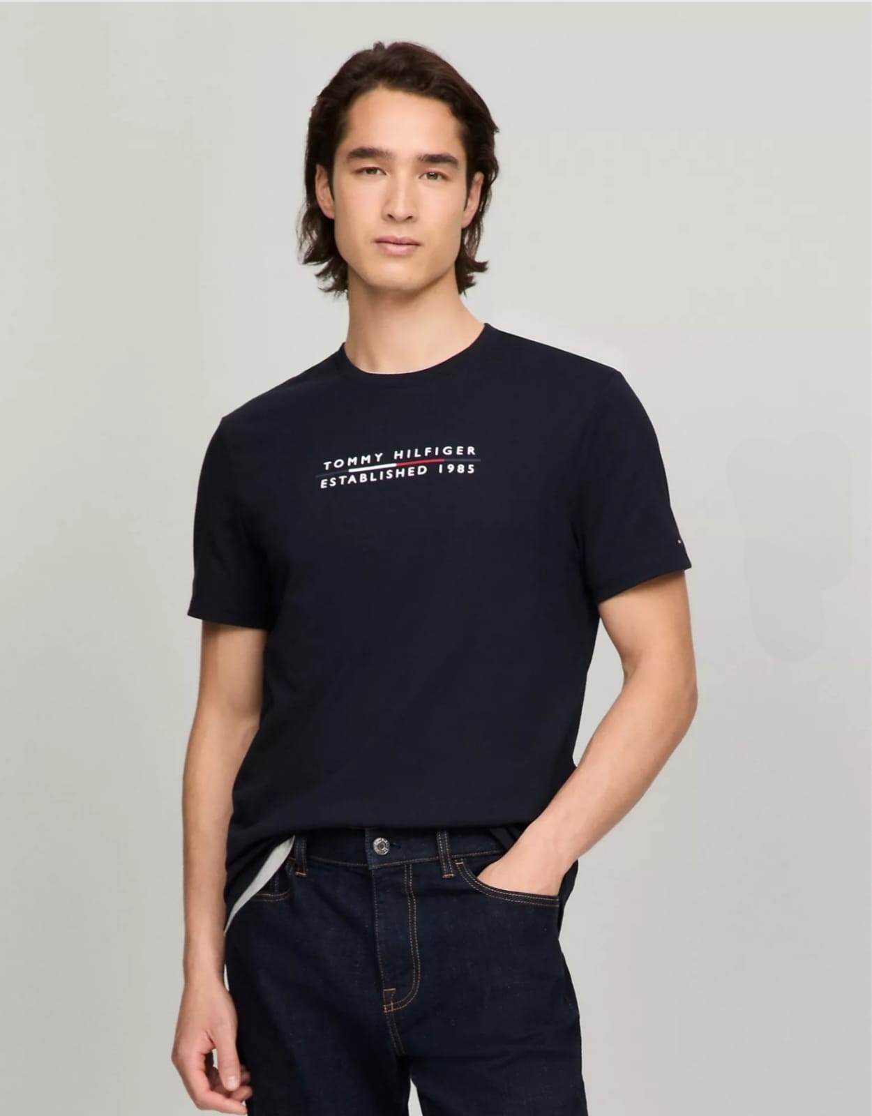 TOMMY HILFIGER CAMISETA CUELLO REDONDO CABALLERO